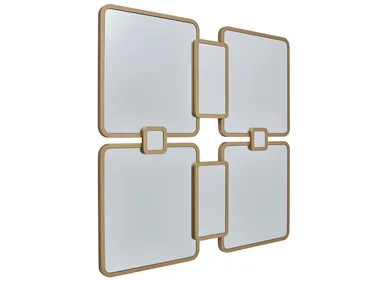 IMPETO - Framed wall-mounted metal mirror _ Casa Magna